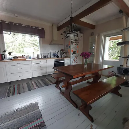 In A Big Wooden Home, Homestay Muonio